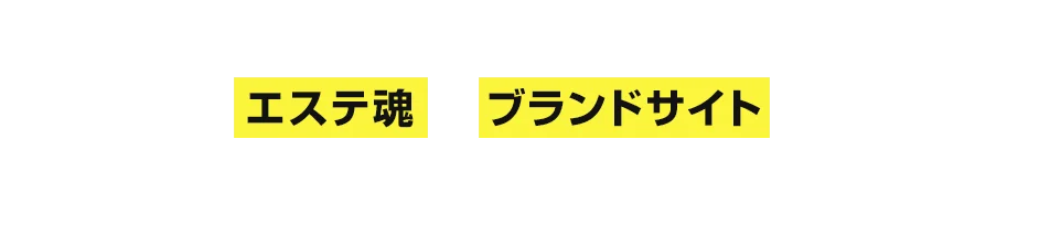 ただランキングが上がるだけじゃない!エステ魂×ブランドサイトでユーザーの目に留まるお店に!